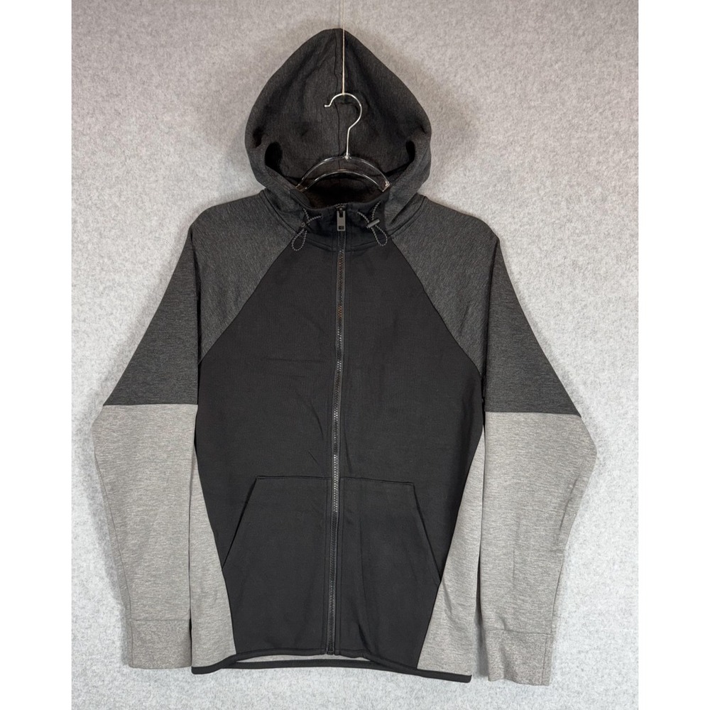 Express Hoodie Mens XS Full Zip Colorblock‎ Sweatshirt Pockets Athletic